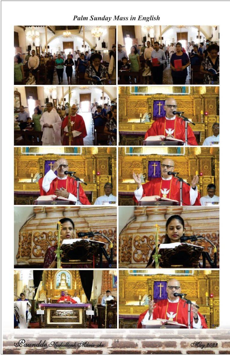 Palm Sunday Mass in English May 2023