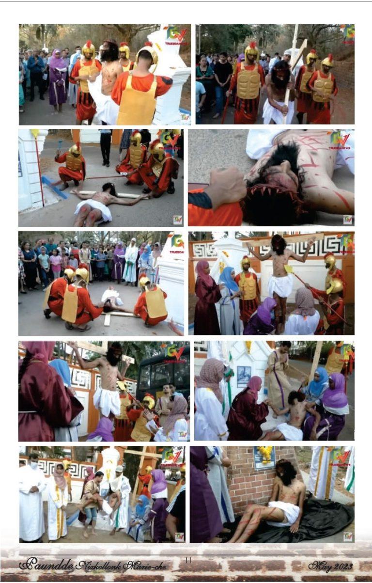 Participants of the Live Way of the Cross May 2023 b