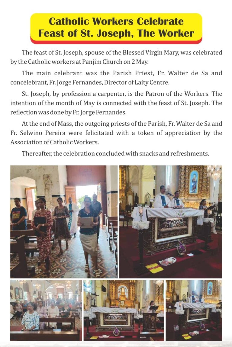 St Joseph Feast Steps May 2025