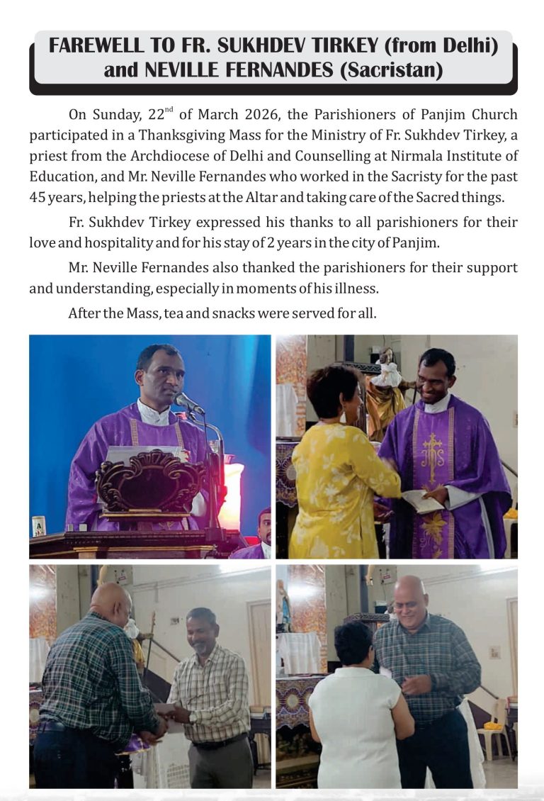 Fr Sukhdev Steps April 2026