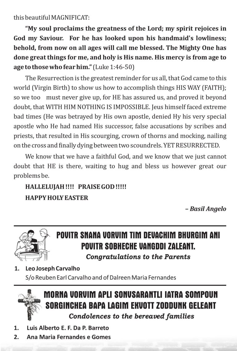 The Lord Has Risen Steps April 2026 b