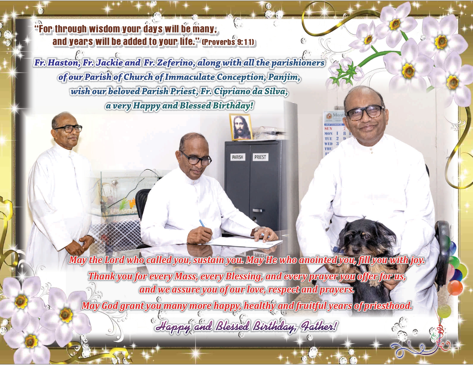 Happy Birthday Fr Steps Sep 2026