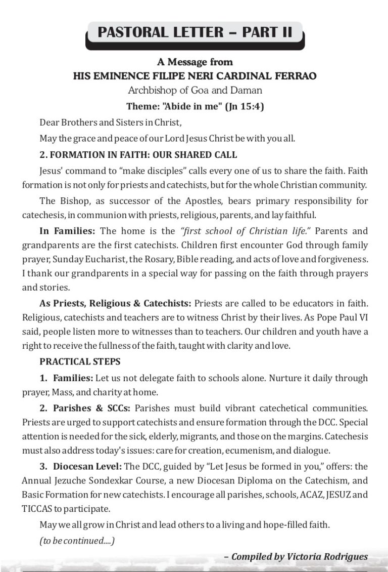 Pastoral Letter Steps Sep 2026
