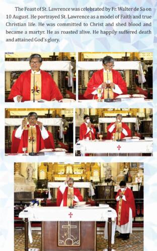 Feast of St Lawrence Sep 21