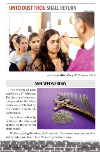Ash Wednesday March 2023 a
