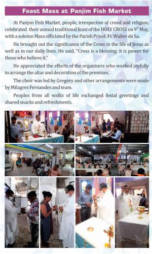 Feast mass at Panjim Fish Market 2022