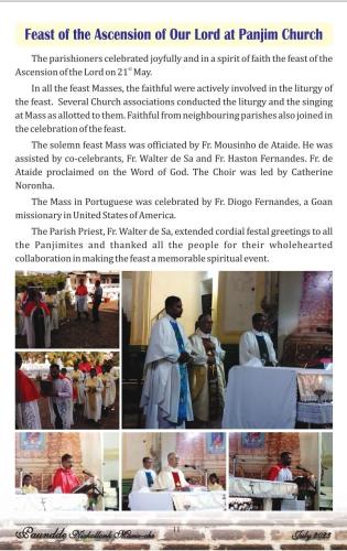 Feast of Ascension July 2023
