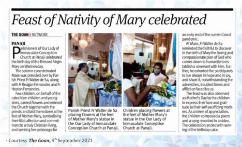 Feast of Nativity Newspaper 2021