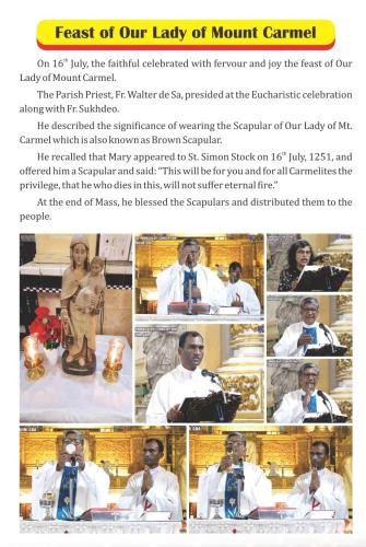 Feast of Our Lady of Mount Carmel Aug 2024 a