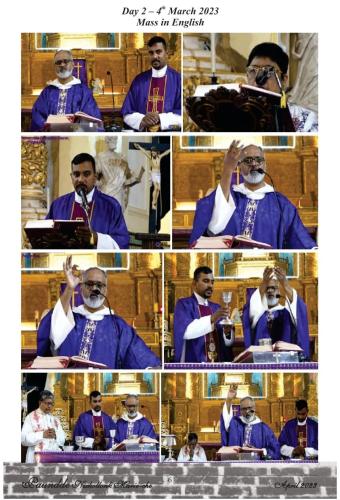 Lenten Retreat Day 2 English Mass