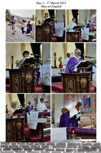 Lenten Retreat Day 3 English Mass