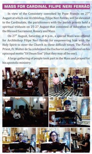 Mass for Cardinal Ferrao 2022 a