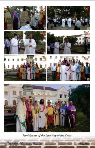 Participants of Live Way of the Cross May 2023