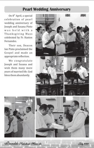 Pearl Wedding Anniversary July 2023