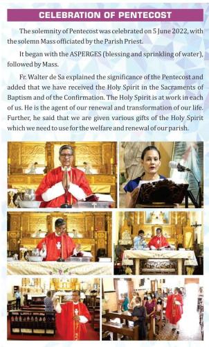 Pentecost celebration Aug 2022 a