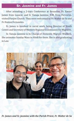 Sr Jasmine Fr James June 2022