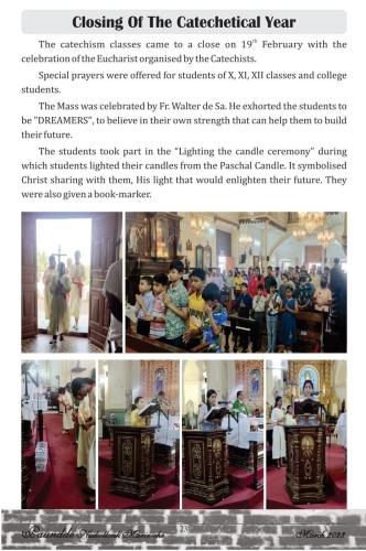 closing of the catechetical year march 2023 a